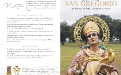 Prohibiciones y otros aspectos a tener en cuenta San Gregorio 2023.