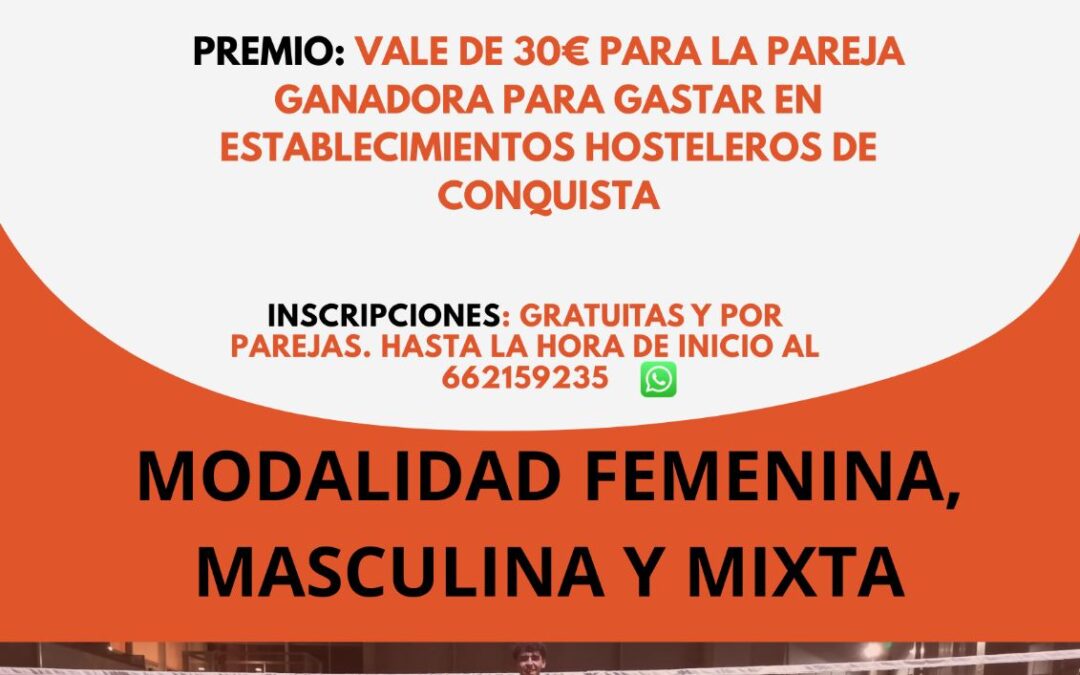 Torneo de Voleibol Femenino, Masculino y Mixto.