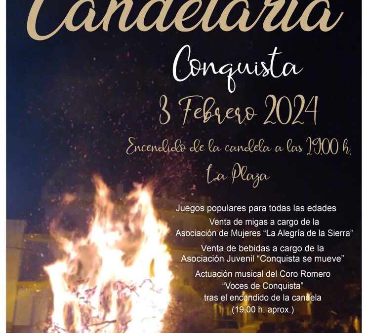 Cartel Fiesta de la Candelaria, 2024.