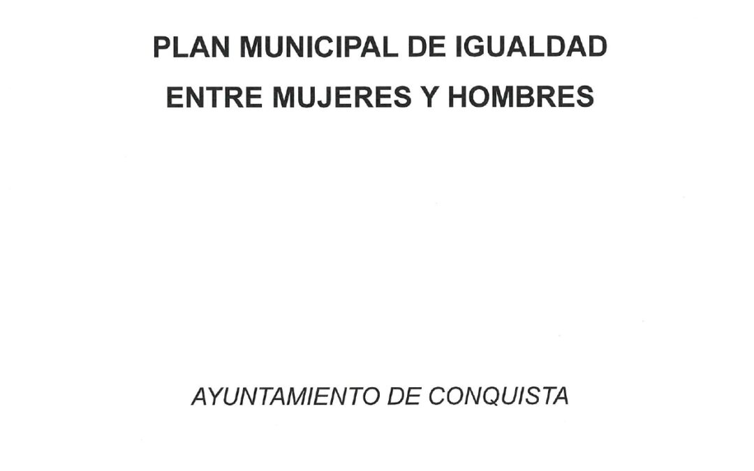 Portada Plan Mpal de Igualdad.