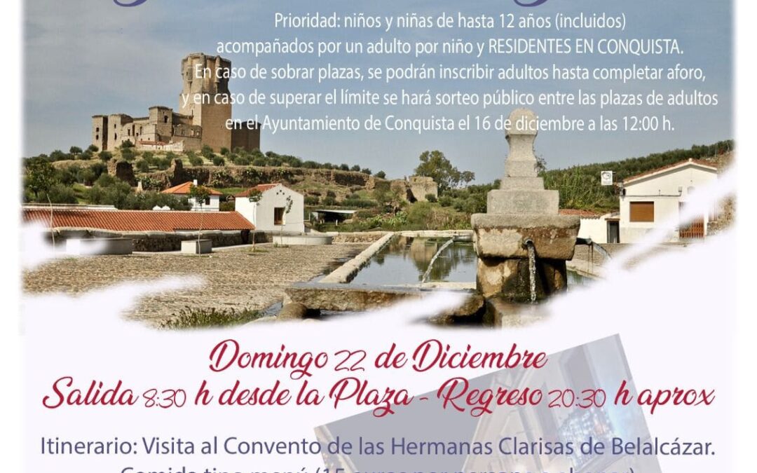 CARTEL VIAJE BELALCÁZAR y ALCARACEJOS