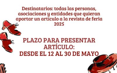 FESTEJOS. Abierto plazo de colaboración en la revista de FERIA 2025.